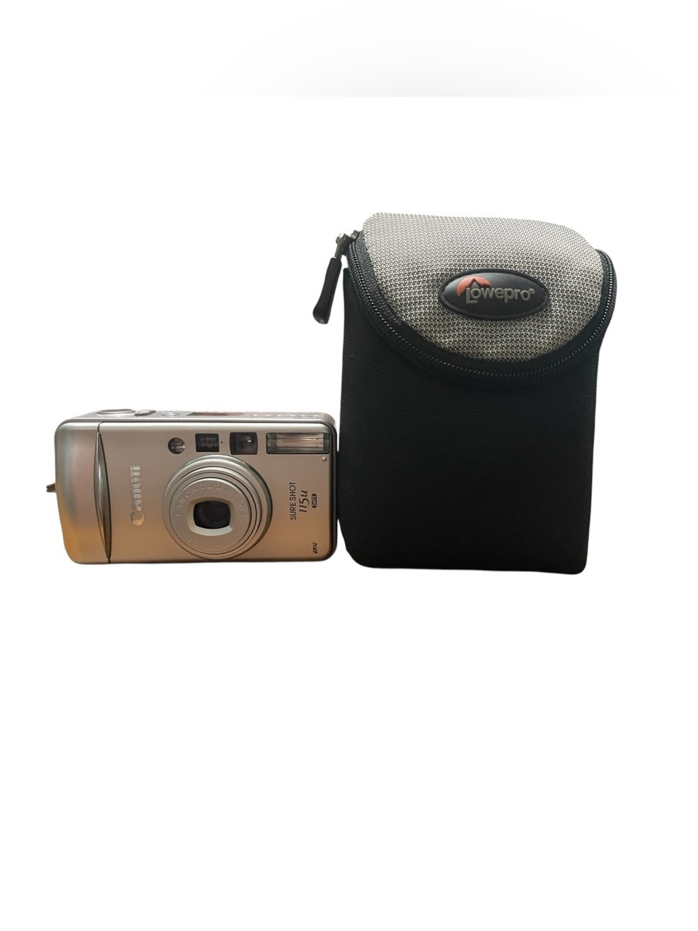 Canon Prima Super 105U Date 35mm Point & Shoot Film Camera  battery  Work Silver